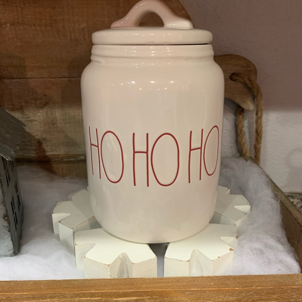 Rae Dunn baby HO HO HO canister